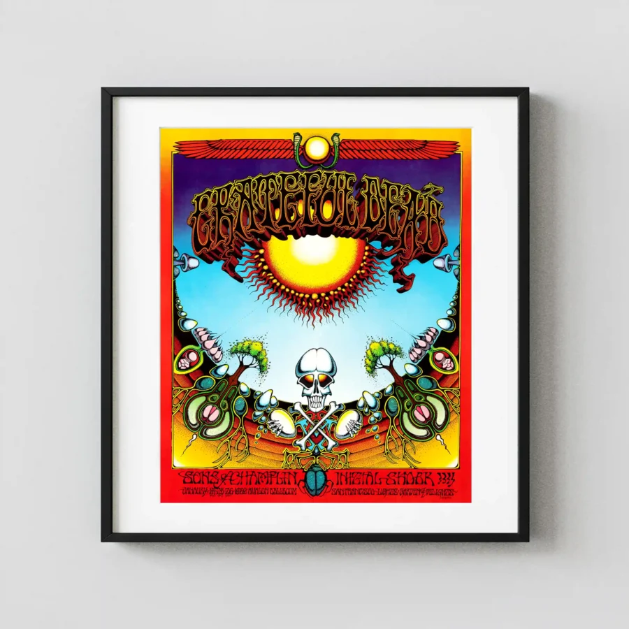 Grateful Dead 1969 "Aoxomoxoa" Avalon Ballroom Concert Poster
