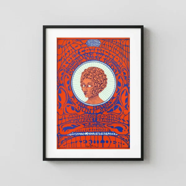 Grateful Dead 1969 "Ear Head" Poster