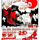 Grateful Dead 1969 Fillmore Auditorium Graveyard Handbill Music Poster