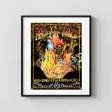 Grateful Dead 1969 San Jose State Halloween Dance Concert Poster
