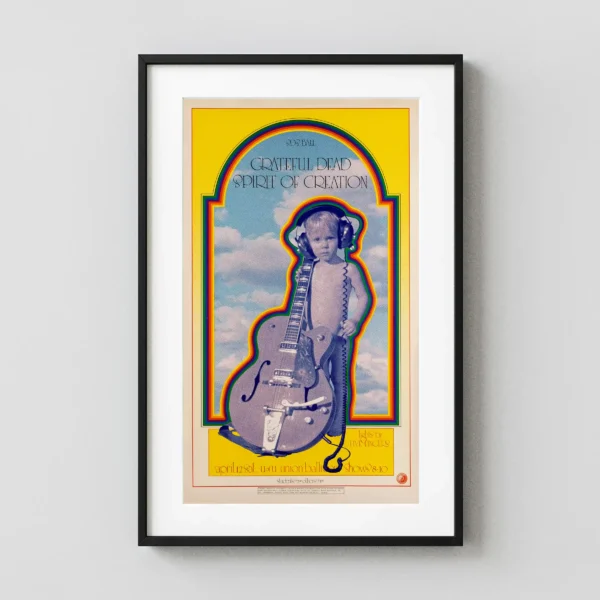 Grateful Dead 1969 University of Utah "SDS Ball" Concert Poster