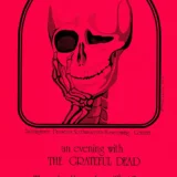 Grateful Dead 1973 Evanston, IL Northwestern U. Homecoming Concert Poster
