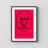 Grateful Dead 1973 Evanston, IL Northwestern U. Homecoming Concert Poster