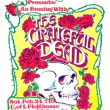 Grateful Dead 1973 University of Iowa Concert Poster
