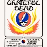 Grateful Dead 1977 Cornell University, Ithaca, NY Best Show Ever? Concert Poster