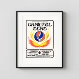 Grateful Dead 1977 Cornell University, Ithaca, NY Best Show Ever? Concert Poster