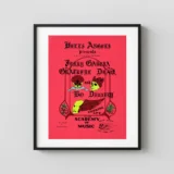 Grateful Dead, Bo Diddley 1972 Day-Glo Hells Angels New York City Concert Poster