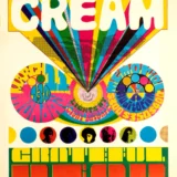 Grateful Dead, Cream 1968 Sacramento, CA Concert Poster