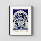 Grateful Dead, Frank Zappa, Mothers 1966 Fillmore Auditorium Concert Poster