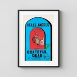 Grateful Dead, Hells Angels 1970 Anderson Theater, New York Concert Poster