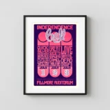 Grateful Dead, Janis Joplin, Grace Slick 1966 Fillmore Poster