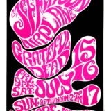 Grateful Dead, Jefferson Airplane 1966 Fillmore Concert Poster