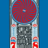 Grateful Dead, Jefferson Airplane, Paul Butterfield 1966 Music Poster