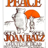 Grateful Dead, Joan Baez 1966 "Peace", Winnie the Pooh Mt. Tamalpais Poster