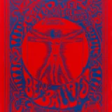Grateful Dead, Quicksilver 1966 Sacramento, CA Red-Version Concert Poster