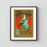 Grateful Dead, Quicksilver 1967 Avalon Ballroom Concert Poster