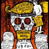 Grateful Dead, Quicksilver 1970 Ft. Worth, TX Concert Poster