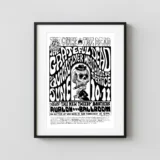 Grateful Dead, Quicksilver "the Quick & the Dead" 1966 Avalon Ballroom Poster