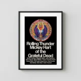 Grateful Dead-Related - Mickey Hart 1972 Rolling Thunder Promotional Poster