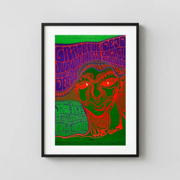 Grateful Dead, the Doors 1967 Fillmore Concert Poster