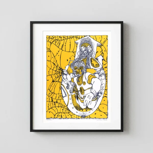 Grateful Dead, the Doors 1967 Santa Barbara, CA Concert Poster