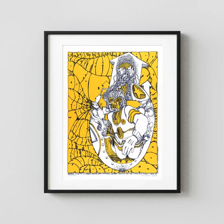 Grateful Dead, the Doors 1967 Santa Barbara, CA Concert Poster