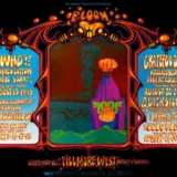 Grateful Dead, the Who 1968 Fillmore West Concert Poster