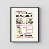 Grateful Dead, Warlocks January 1966 Mime Troupe Appeals III Poster