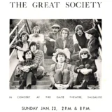 Great Society, Mystery Trend 1966 Sausalito, CA Concert Poster