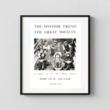 Great Society, Mystery Trend 1966 Sausalito, CA Concert Poster