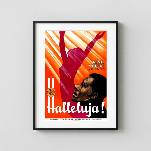 Hallelujah! (MGM, 1929). Swedish Music Poster