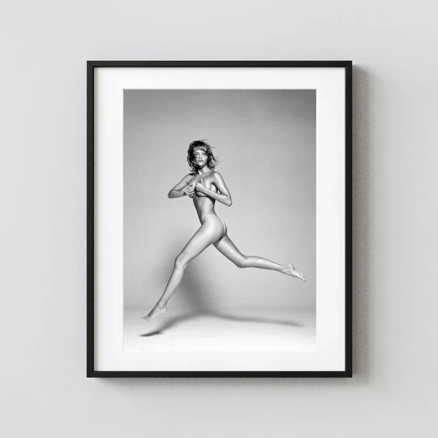 Helena Christensen II 1993 Nude displayed as a framed wall mockup