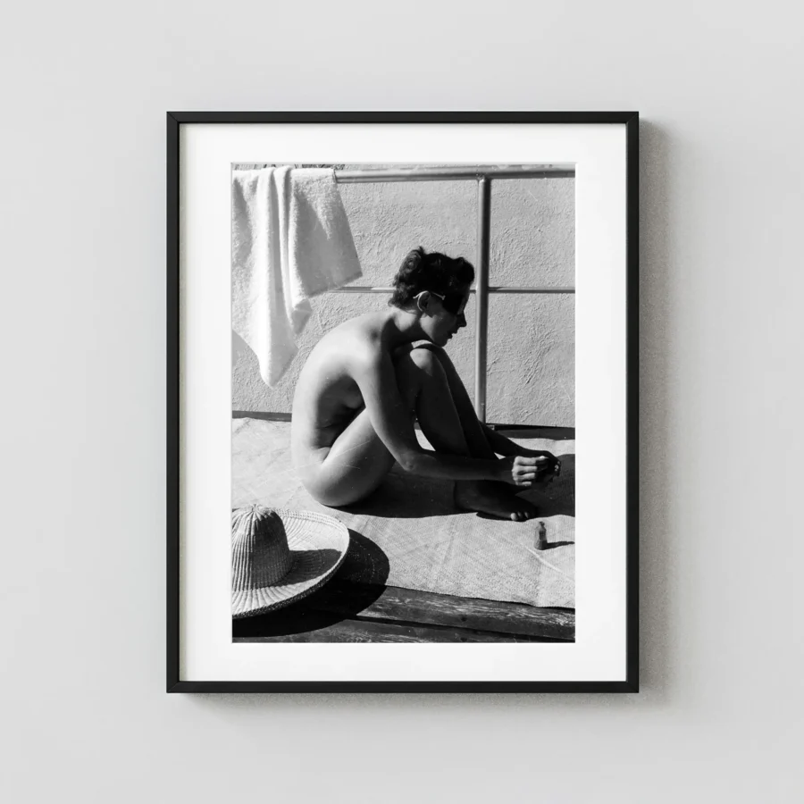 Hollywood Nude 1934 displayed as a framed wall mockup