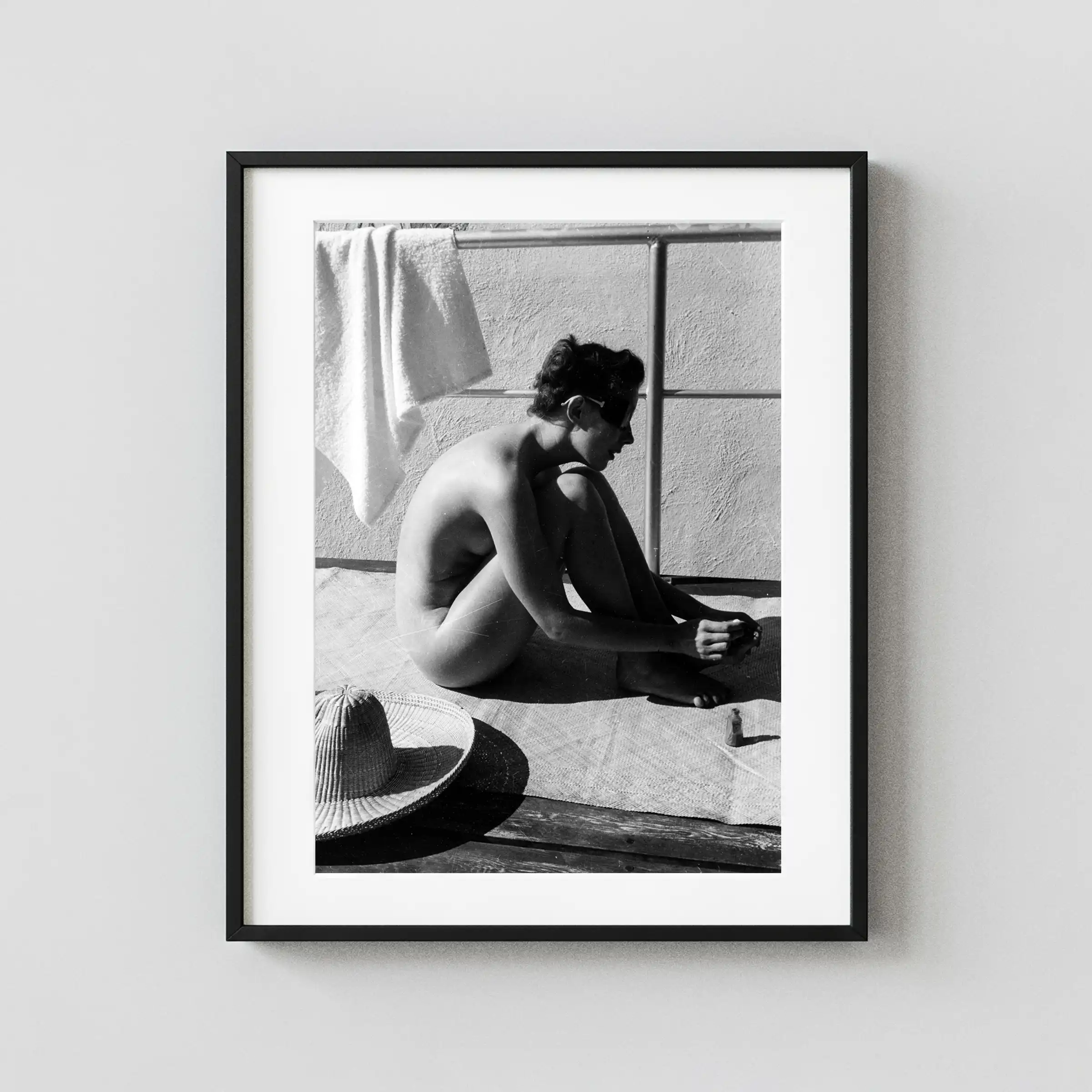 Hollywood Nude 1934 displayed as a framed wall mockup