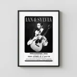 Ian & Sylvia 1966 Philharmonic Hall, New York City Concert Poster