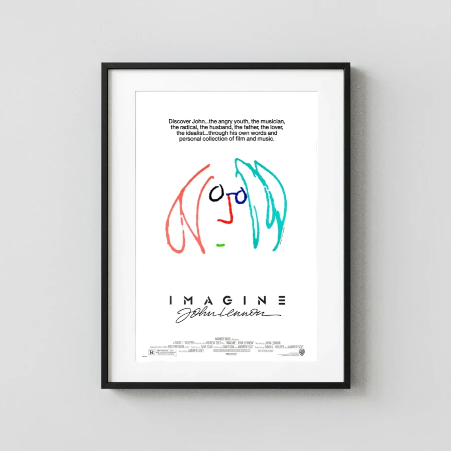 Imagine - John Lennon Artwork. Rock and Roll. Music Poster