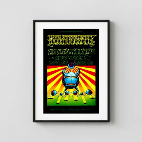 Iron Butterfly 1968 Fillmore West Poster