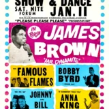 James Brown 1964 Wichita, KS "Live at the Apollo" Concert Poster