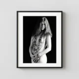 Janis Joplin 1967 Nude Photography Print