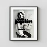 Janis Joplin 1969 Frankfurt, Germany Concert Poster