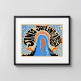 Janis Joplin Ann Arbor University of Michigan 1969 Concert Poster