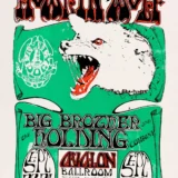 Janis Joplin, Howlin' Wolf 1966 Music Poster