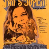 Janis Joplin, James Cotton Blues Band 1969 Music Poster