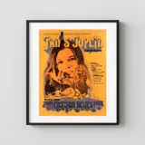 Janis Joplin, James Cotton Blues Band 1969 Music Poster