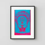 Janis Joplin with Big Brother 1967 Seattle, WA Concert Poster