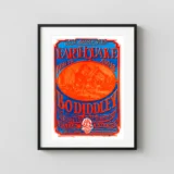 Janis Joplin with Big Brother, Bo Diddley 1966 Avalon Poster