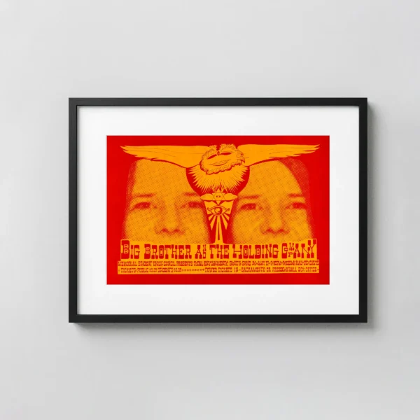 Janis Joplin with Big Brother & Holding Company 1968 Davis Music Poster