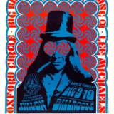 Janis Joplin, Big Brother & Holding Co. 1966 "Swirling Eyes" Avalon Poster