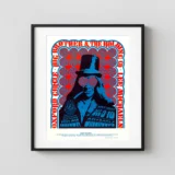 Janis Joplin, Big Brother & Holding Co. 1966 "Swirling Eyes" Avalon Poster