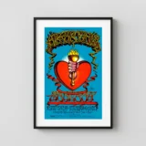 Janis Joplin, Big Brother, Santana, CTA 1968 Fillmore West Poster